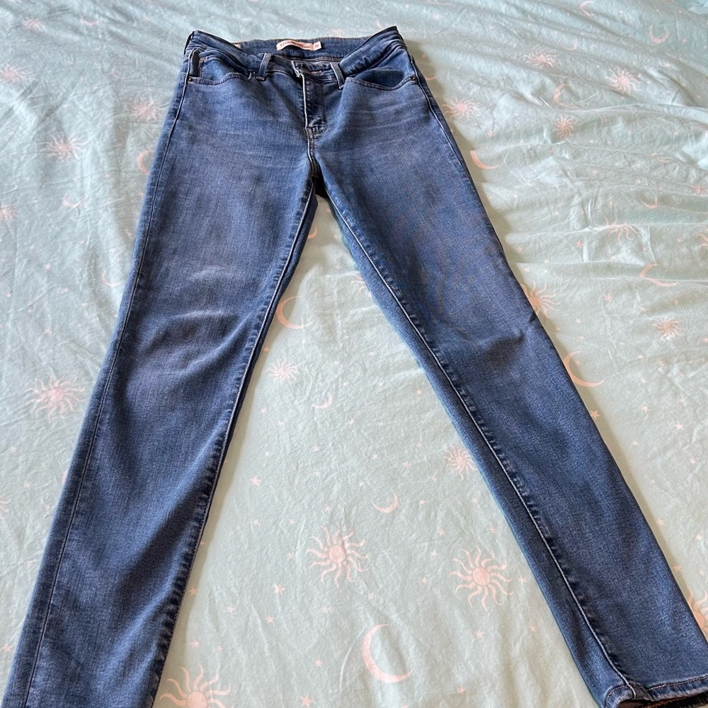 Levi's Women's Dark Wash Skinny Jeans